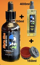 Mafia Men Huile de barbe + After Shave Cologne Wanted + Hair Wax 6 Private