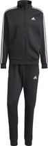 adidas Sportswear Basic 3-Stripes Fleece Tracksuit - Heren - Zwart- XL
