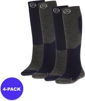 Apollo (Sports) - Skisokken Unisex - Blue Design - Maat 39/42 - 4-Pack - Voordeelpakket
