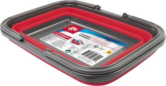 Dirt Devil opvouwbare emmer – 17 liter – rood