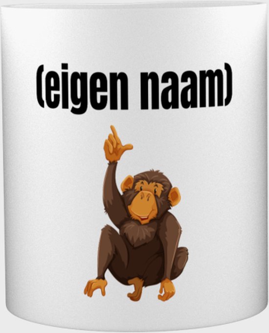 Akyol - aap met eigen naam Mok met opdruk - aap - apen liefhebbers ...