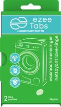 EzeeTabs Wasmachine Reiniger - 2-Pack - Cleaning Tabs - Ecologisch - 100% Vegan en Natuurlijke ingredienten - Plasticvrij