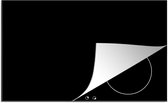 Inductie beschermer - Kookplaataccessoires - Zwart - Effen - Minimalisme - Anti slip mat - Werkbladbeschermer - 81x52 cm - Keuken decoratie - Voor kookplaat - Inductiebeschermer - Inductie afdekplaat