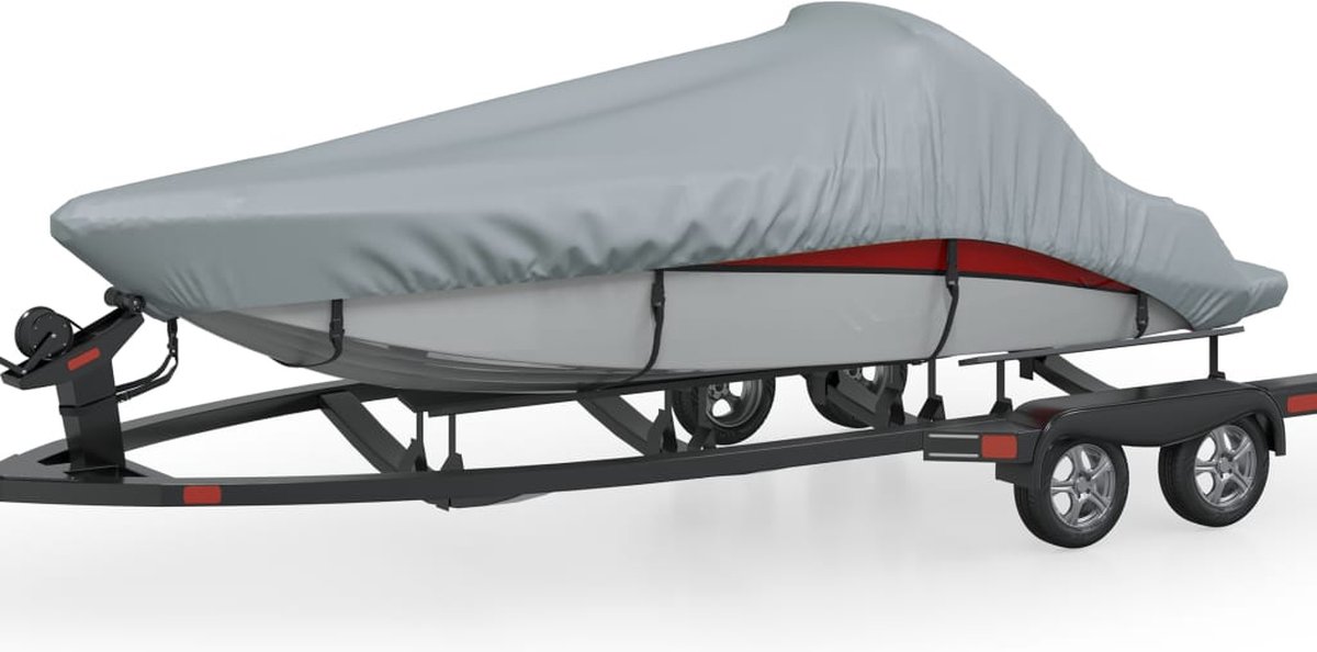 vidaXL - Boothoes - grijs - 519-580 - cm - (lengte) - 294 - cm - (breedte)
