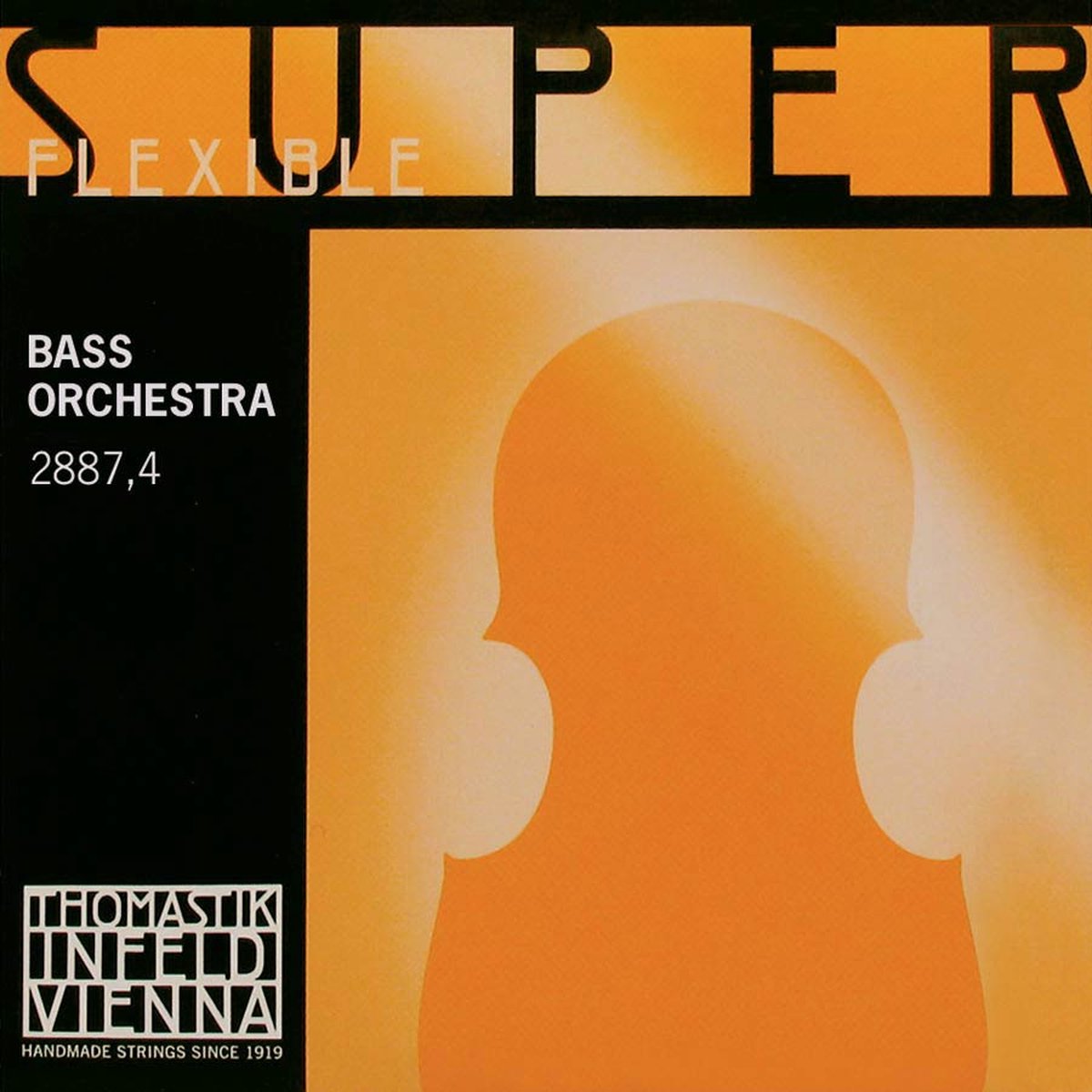 Thomastik Infeld TH-2887-4 double bass string A-3 3/4 (string lenth 106cm), rope core, chrome