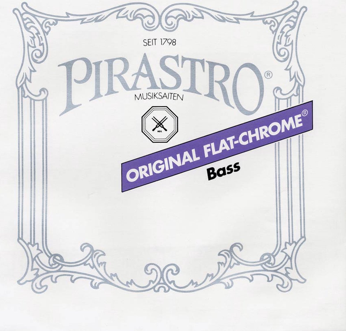 Pirastro P347100 double bass string A-1 solo, rope core, chrome steel,