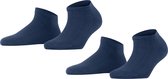 FALKE Happy 2-Pack Chaussettes basses Femme - Blauw - Taille 35-38
