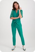 Pantalon vert / Pantalon par Je m'appelle - Femme - Tissu de voyage - Taille 38 - 5 tailles disponibles