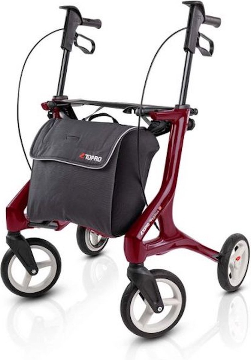 Goedkoopste TOPRO Pegasus Carbon Rollator | Lichtgewicht 6kg | Super wendbaar | Blikvanger