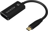 AISENS A109-0690, 0,15 m, USB Type-C, DisplayPort, Mannelijk, Vrouwelijk, Recht