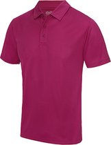 Herenpolo 'Cool Polyester' korte mouwen Hot Pink - XL