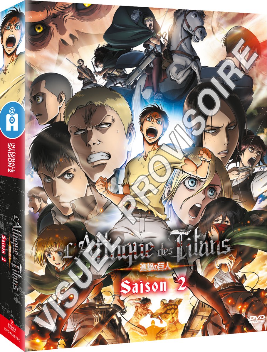 L'Attaque Des Titans - Intégrale Saison 2 (Edition Collector DVD)