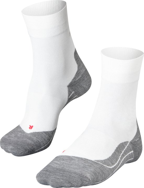 Falke RU4 Socks W - Chaussettes de course - Femme - Blanc / Gris - Taille 35-36