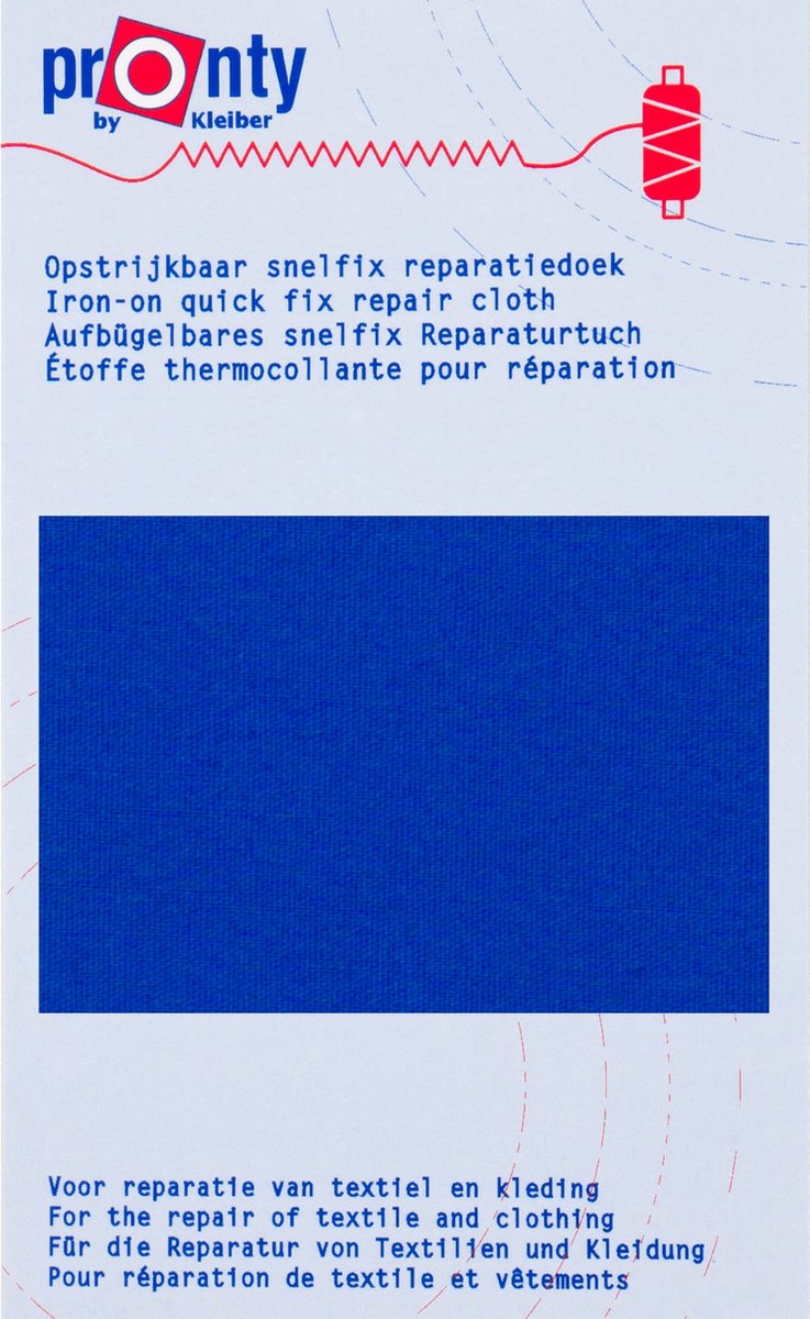 Reparatiedoek opstrijkbaar Pronty 11x25cm