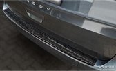 Zwart RVS Achterbumperprotector passend voor Volkswagen Caddy V 2020- 'Ribs'