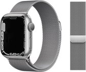 Milanese Band voor Apple Watch (42/44/45/49mm) - Size M/L (255mm) - Silver