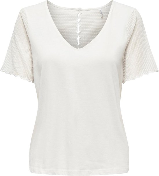 Only T-shirt Onlcoco S/s Mix Dames Cloud Top - S Dancer 15289835 Jrs Maat