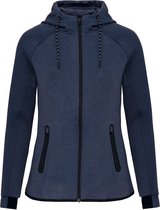 Sweatshirt Femme XXL PROACT� Manche longue French Navy Chiné 79% Polyester, 15% Viscose, 6% Élasthanne