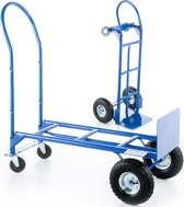 Diable / Chariot de transport - jusqu'à 250 kg - pneumatiques - bleu