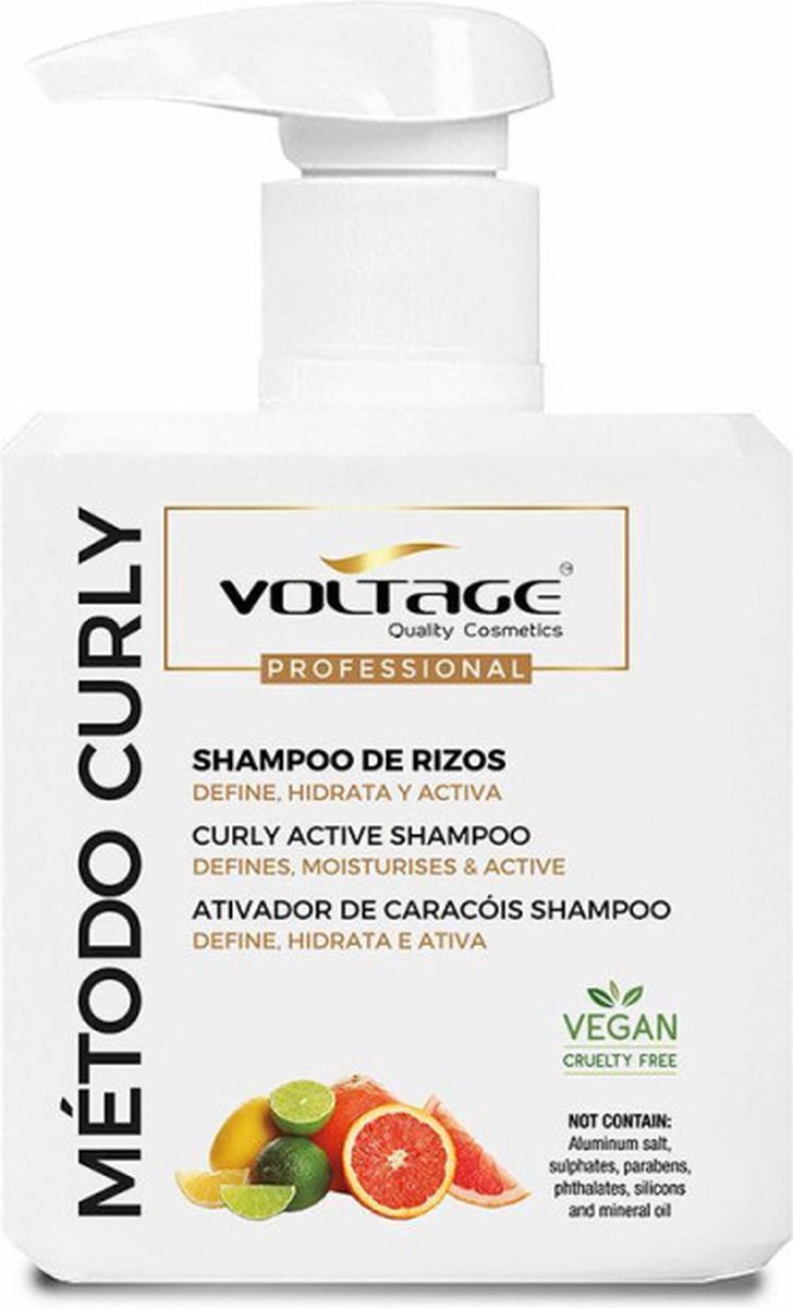 Shampoo voor Gedefinieerde Krullen Voltage Curly (500 ml)