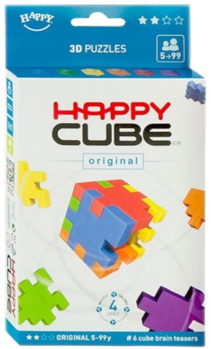 SmartGames - Happy Cube Original - 6 puzzels - 3D — afbeelding 19