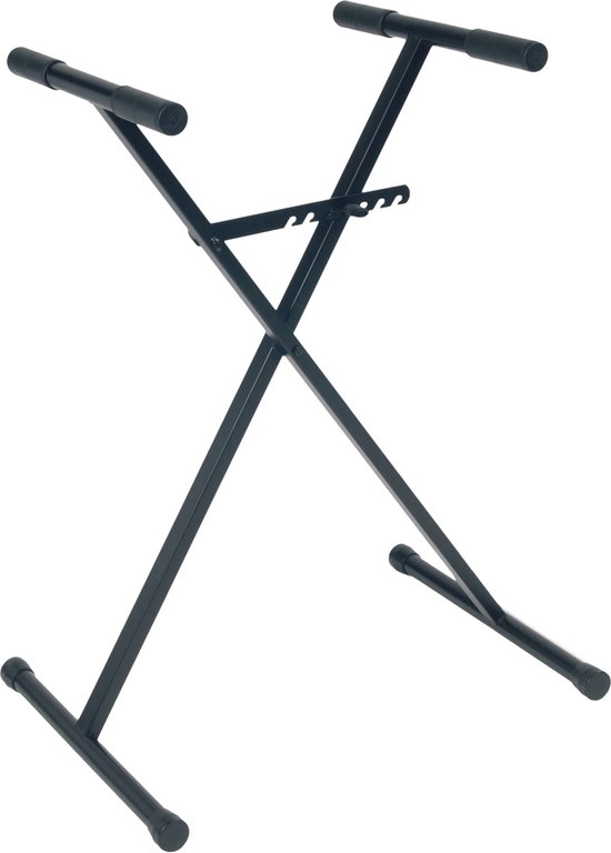TIGER KYS77-BK Keyboardstandaard, inklapbaar