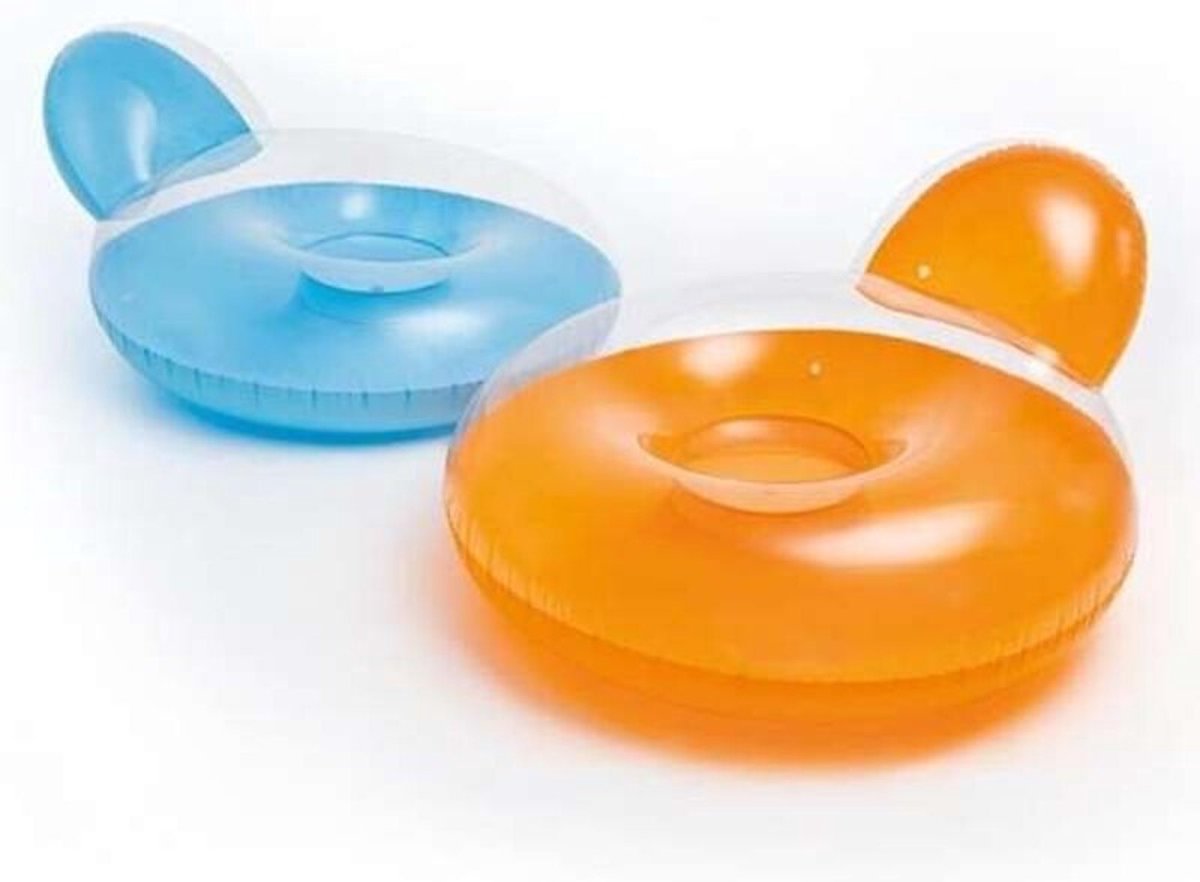 Intex Pillow-Back Lounge - Opblaasbare Stoel - Assortimentskleuren
