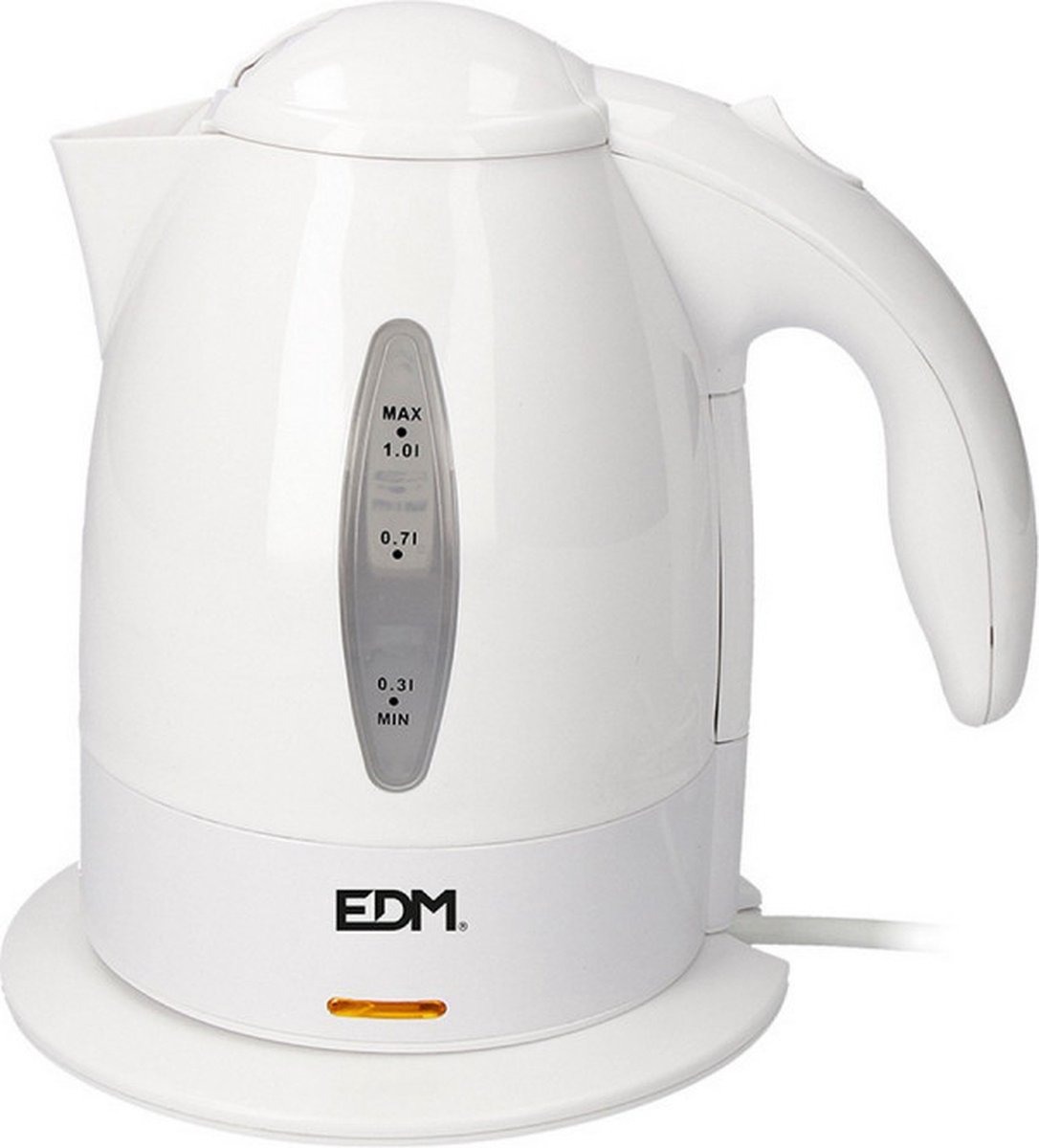 Waterkoker EDM Wit Multicolour Polypropyleen 2200 W 1 L