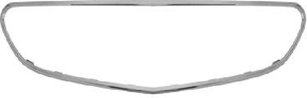 Mercedes E klasse, W212, 2013 - 2016 - grille lijst, voor grille met grote ster