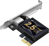 TP-Link 2.5 Gigabit PCIe Network Adapt Interne Ethernet 2500 Mbit/s