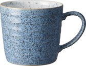 Denby | Studio Blue Flint/Chalk Mok Geribbeld 400 ml