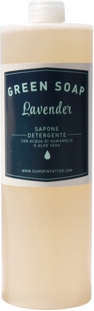 Sunskin Lavender Green Soap 1L | Tattoo, PMU. Microblading Zeep