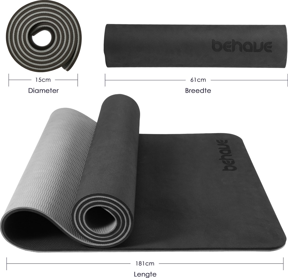 Behave Yoga Mat - Yogamat thumbnail 5