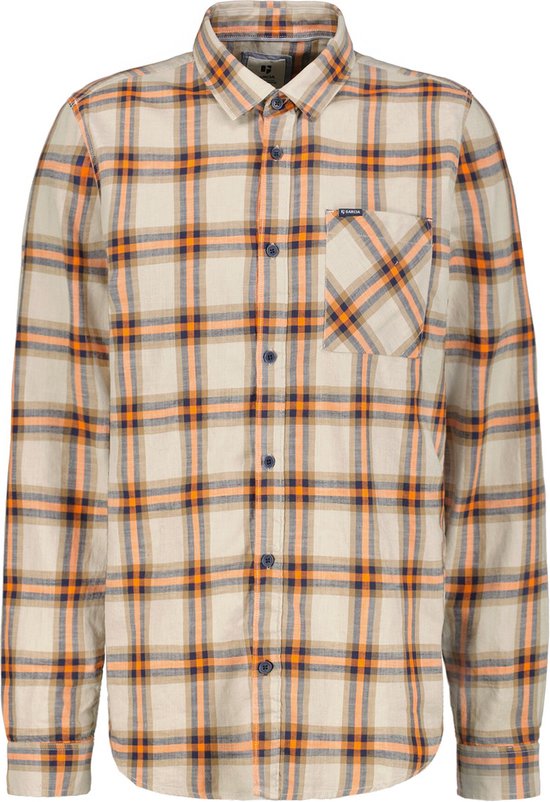 GARCIA Heren Overhemd Oranje - Maat XXXL