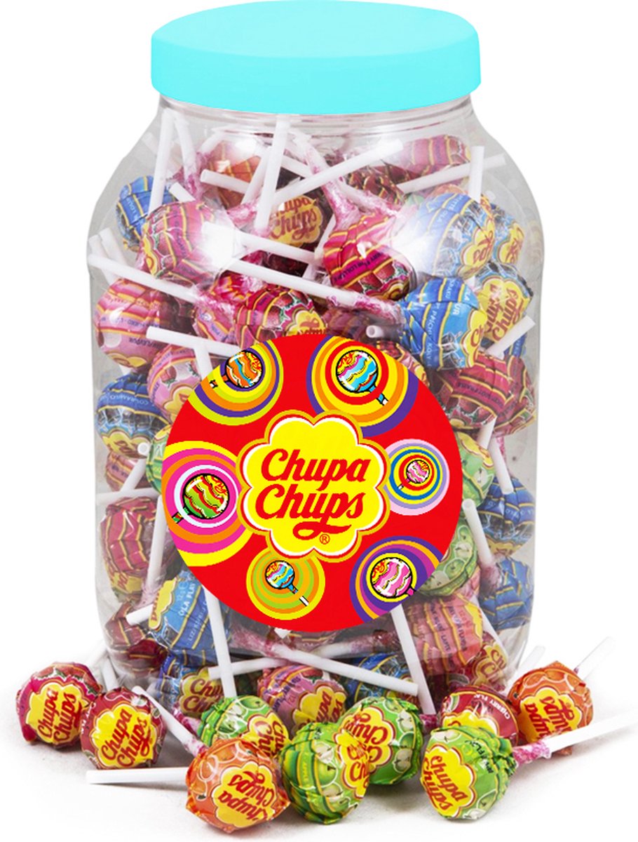 Chupa Chups - Best of sucettes - 100 pièces - 1200 grammes