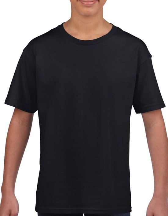 Kinder shirt - T-shirt voor kinderen - Zwart - Maat 86/92 - T-Shirt leeftijd 1 tot 2 jaar - BLANCO - T-shirt - zonder print - cadeau - Shirt cadeau
