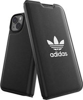Adidas Trefoil Book Case pour Apple iPhone 14 (6.1") - Zwart