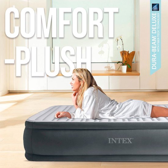 Lit gonflable Comfort Plush 1 personne INTEX