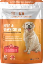 K9 Hondensnack Met glucosamine - 60 stuks - Ondersteunt de gewrichten bij honden - Groenlipmossel, MSM, Kurkuma, Collageen