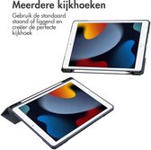 iPad 10.2 (2019) - iPad 10.2 (2020) - iPad 10.2 (2021) Tablet Cover - iMoshion Trifold Hardcase Bookcase - Bleu foncé
