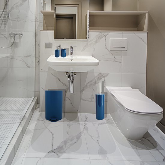 Balai WC bleu foncé