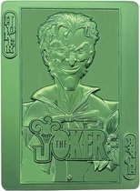 FaNaTtik Batman Verzamelobject DC Comics Ingot The Joker Playing Card Limited Edition Zilverkleurig