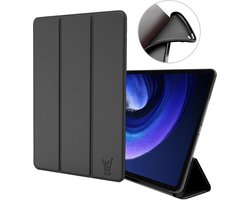 Hoesje geschikt voor Xiaomi Pad 6 - SmartDefend Book Case Cover Kunstleer Zwart