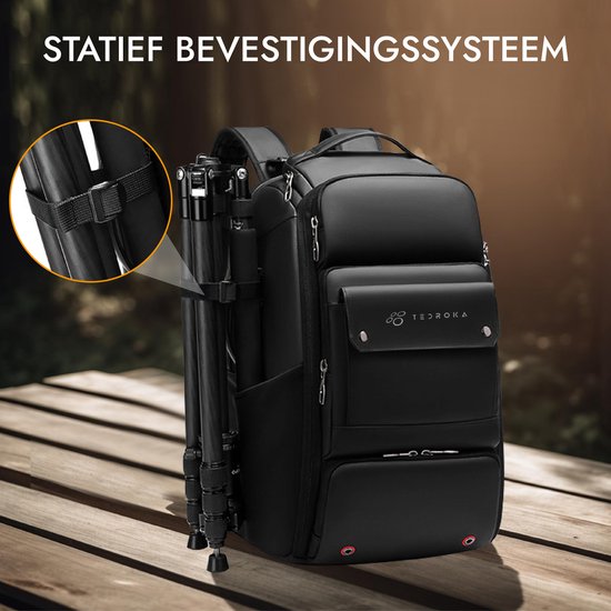 TARION Camerarugzak, waterdicht, fotorugzak, spiegelreflex, cameratas, gecertificeerde