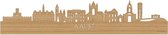 Skyline Aalst Bois de Bamboe - 120 cm - Décoration de la maison - Décoration murale - Plus de villes disponibles - Idée de salon - City Art - City art - Cadeau pour lui - Cadeau pour elle - Anniversaire - Mariage - WoodWideCities