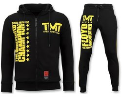 Exclusieve Trainingspak Heren - TMT Floyd Mayweather Set - Zwart