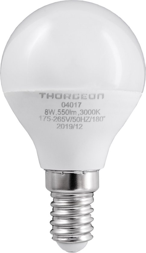 Thorgeon LED Light bulb 8W E14 P45 3000K 550lm