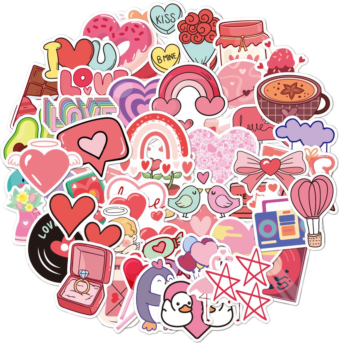 Stickers huwelijk / trouwen - groen/goud (6 vellen) – Webshop FlexJuf