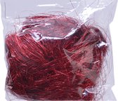 Decoris cheveux d'ange - rouge - 80 grammes - synthétique - cheveux de lametta d'arbre de Noël