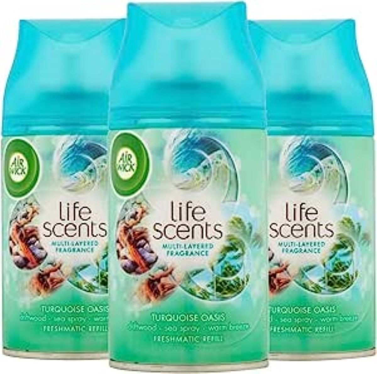 Goedkoopste Air Wick - Luchtverfrisser - Navulling - Turquoise Oase - 250ml x 3